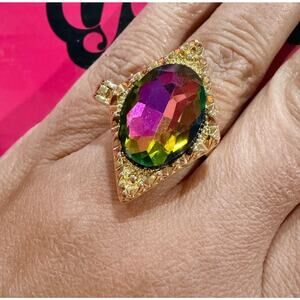 Feed Me Gems Judas Volcano Ring Sz 6